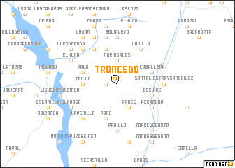 map of Troncedo