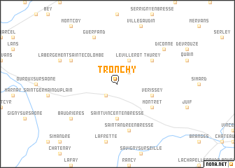 map of Tronchy