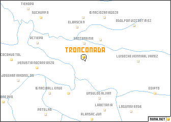 map of Tronconada