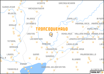 map of Troncoquemado