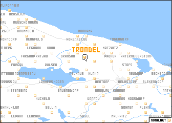 map of Tröndel