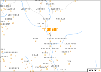 map of Tronera