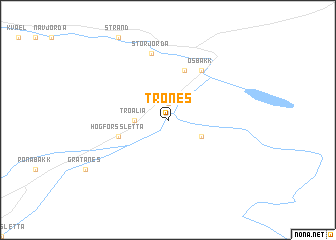 map of Trones