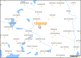 map of Tronino