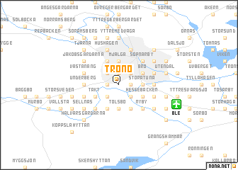 map of Trönö