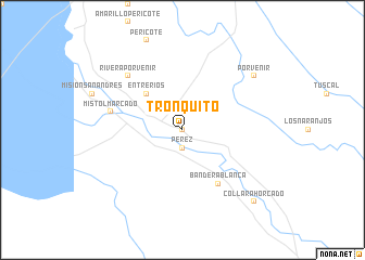 map of Tronquito