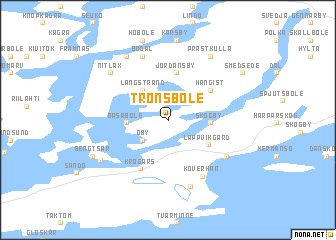 map of Tronsböle