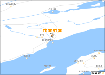 map of Tronstad