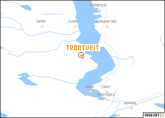 map of Trontveit