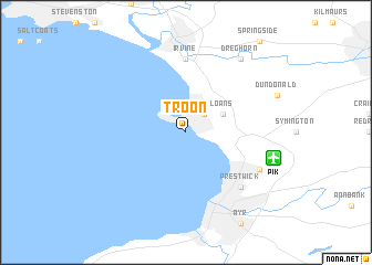 map of Troon