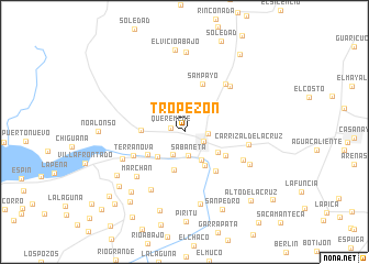 map of Tropezón