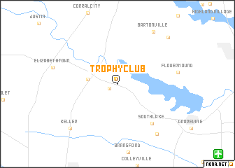 map of Trophy Club
