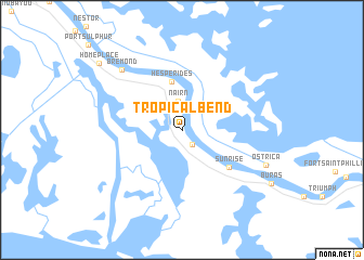 map of Tropical Bend