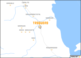 map of Troquero