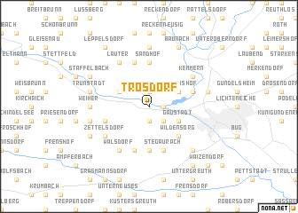 map of Trosdorf