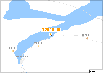 map of Troshkin