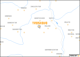 map of Troskovo