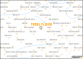 map of Trosly-Loire