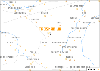map of Trošmarija