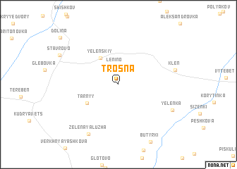 map of Trosna