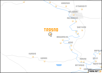 map of Trosno