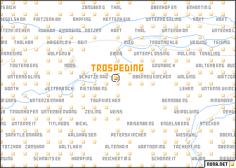 map of Trospeding