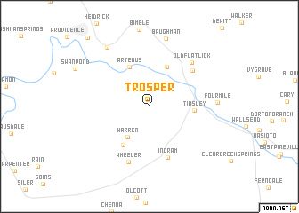 map of Trosper