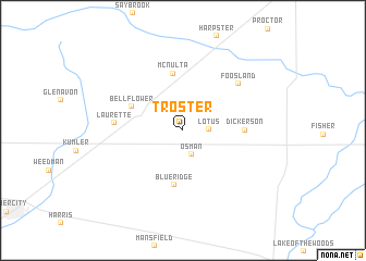 map of Troster