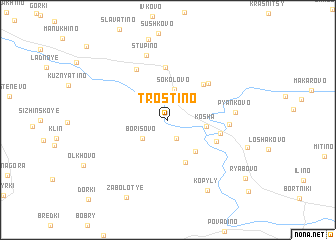 map of Trostino