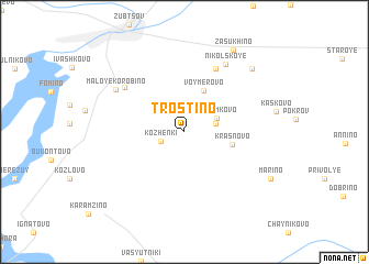 map of Trostino