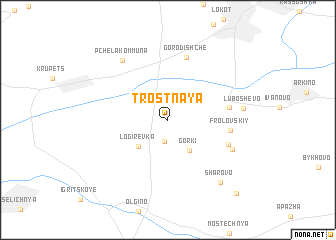 map of Trostnaya