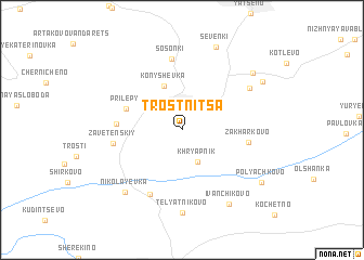 map of Trostnitsa