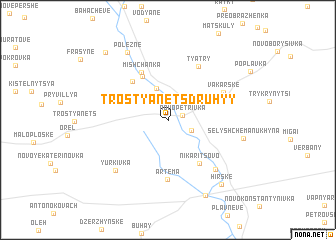 map of (( Trostyanets\