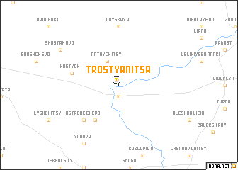 map of Trostyanitsa