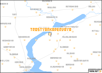 map of Trostyanka Pervaya