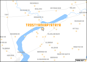 map of Trostyanka Pyataya