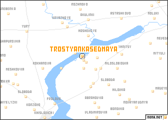 map of Trostyanka Sed\