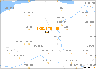 map of Trostyanka