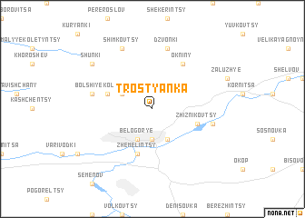 map of Trostyanka