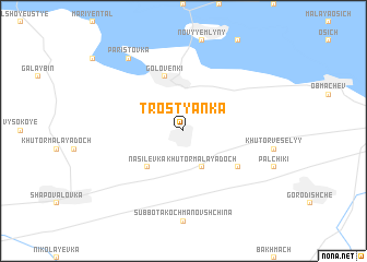 map of Trostyanka