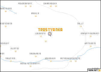 map of Trostyanka