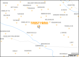 map of Trostyanki