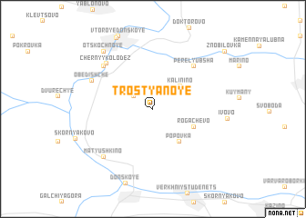 map of Trostyanoye