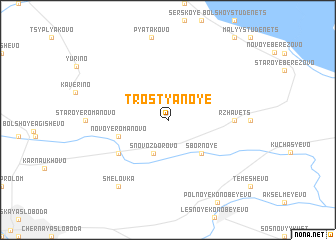 map of Trostyanoye