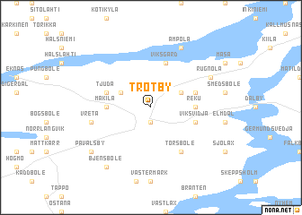 map of Trotby