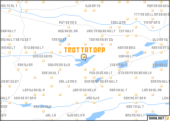 map of Trottatorp