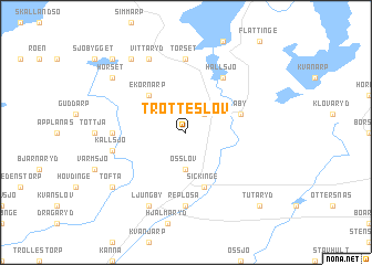 map of Trotteslöv