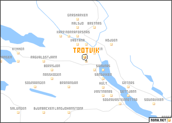 map of Trötvik