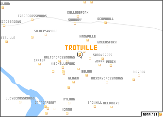 map of Trotville