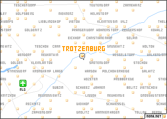 map of Trotzenburg